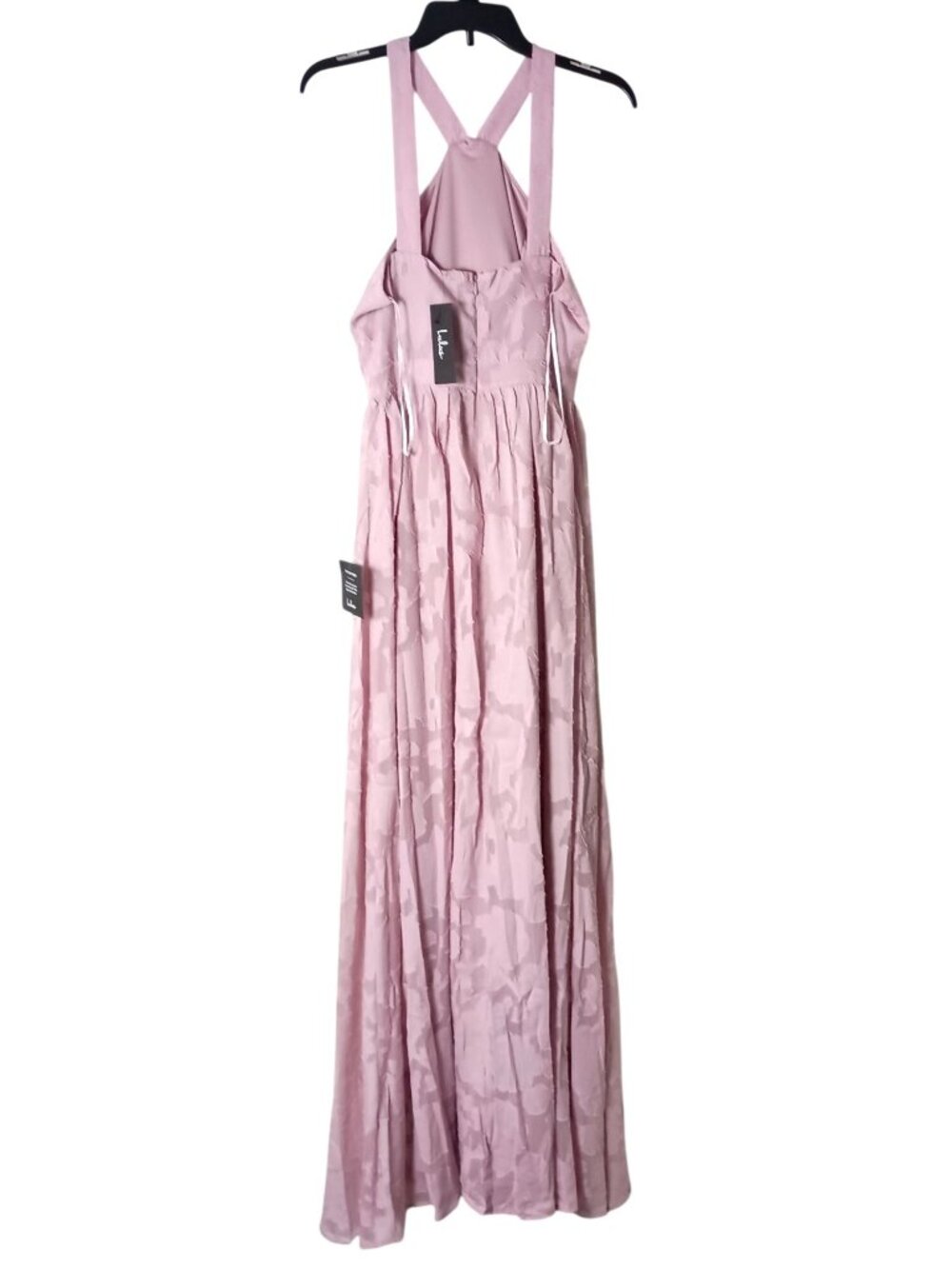Lulus Love Beyond Mauve Burnout Floral Maxi Dress Women M NWT Wedding Guest - Picture 6 of 12